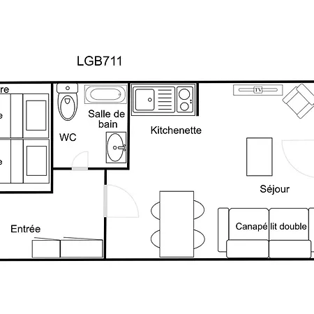 Confortable 2 Pieces, Skis Aux Pieds, Proche Commerces - Fr-1-182a-33 Apartman Courchevel